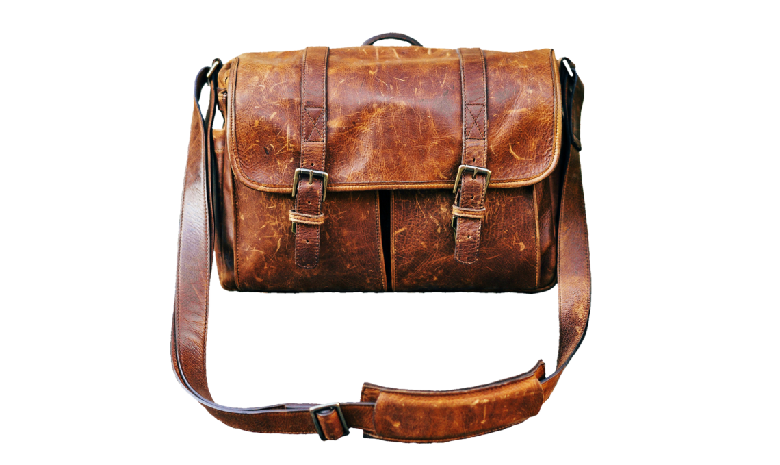 leren laptoptas